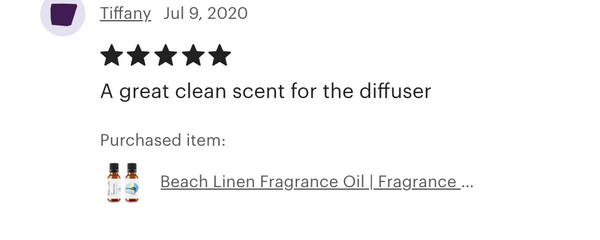 Beach Linen Fragrance Oil: 10ml