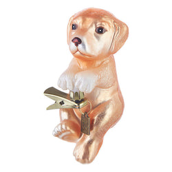 EC CLIP-ON HANG IN THERE PUPPY ORNAMENT 4.25" "SB"