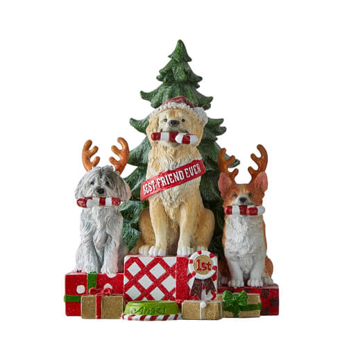 HOLIDAY BEST IN SHOW FIGURINE 10" "SB"