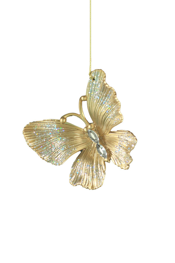 Gold Hanging Butterfly and Dragonfly Ornament
